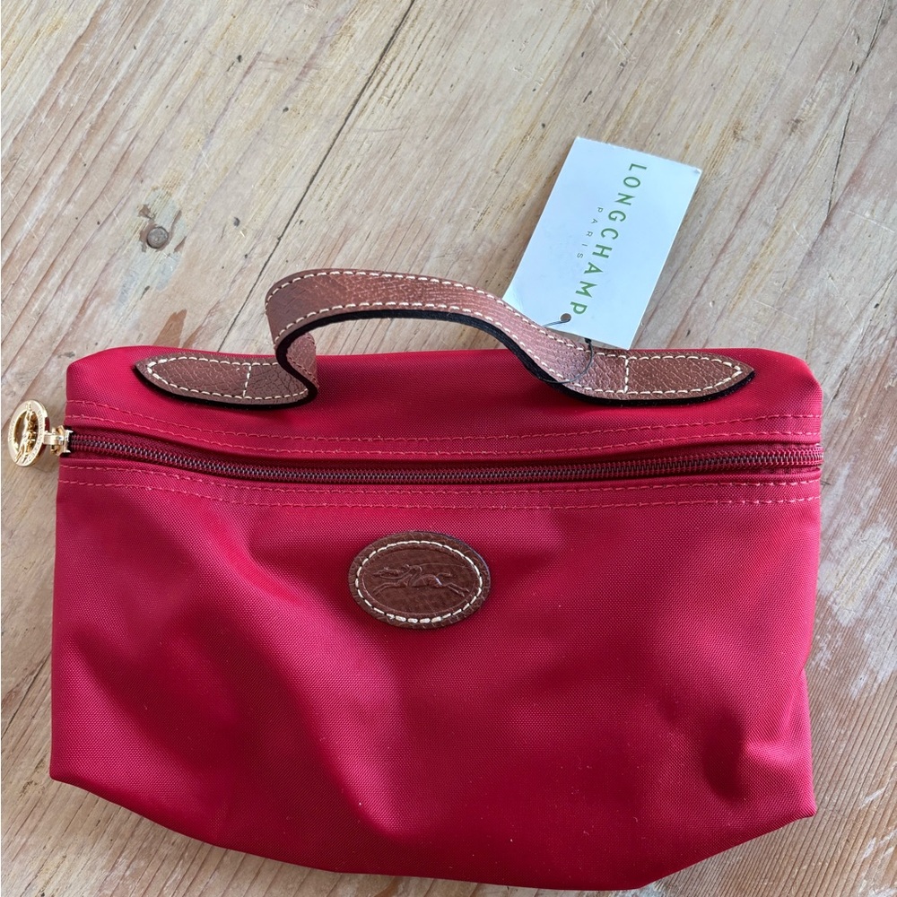 Longchamp Red Women's Cosmetic Bag